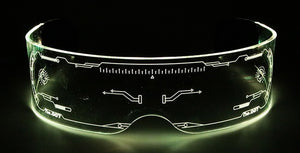 Cyberpunk Techwear LED Glasses
