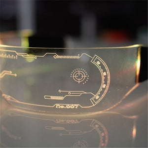 Cyberpunk Techwear LED Glasses