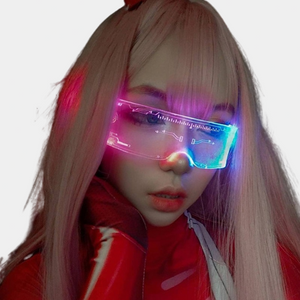 Cyberpunk Techwear LED Glasses
