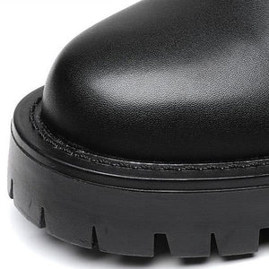 PU Leather Chelsea Techwear Boots