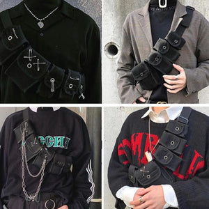 Crossbody Techwear Bag Tactical