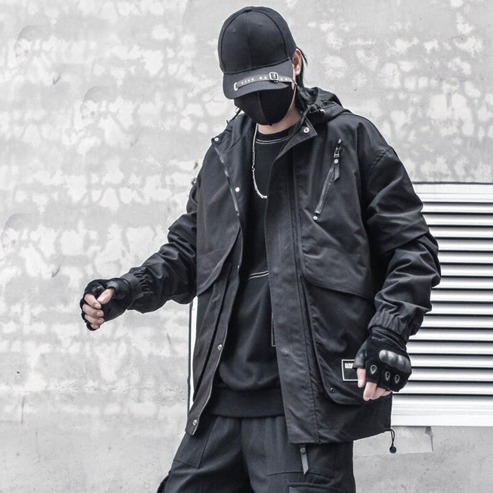 Black Techwear Jacket | CYBER TECHWEAR®
