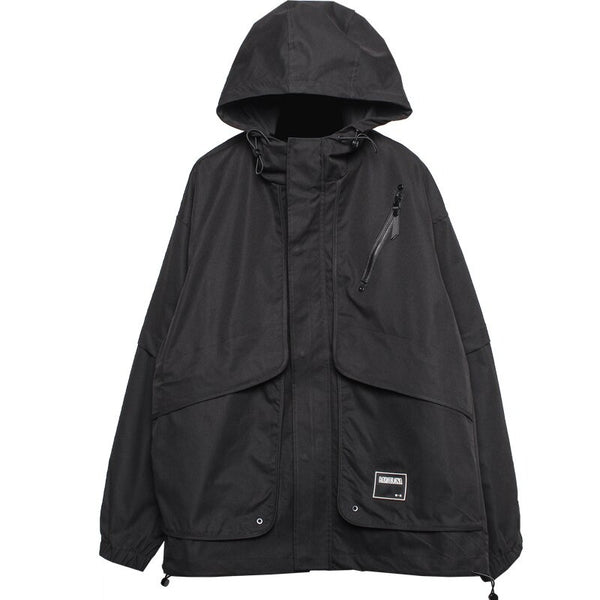 Black Techwear Jacket