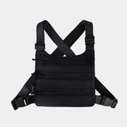 Bolso de pecho con tres correas
