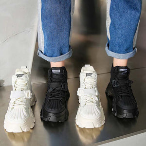 Tech Wear White Boots