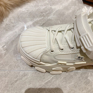 Tech Wear White Boots