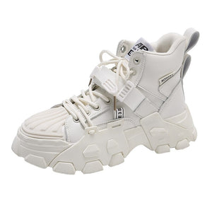 Tech Wear White Boots