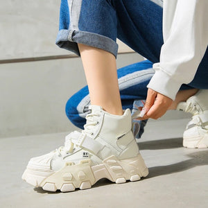 Tech Wear White Boots