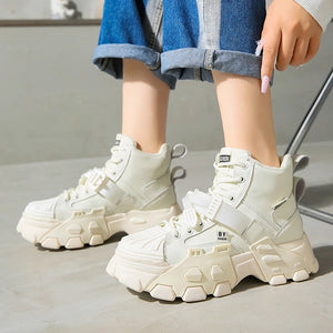 Tech Wear White Boots