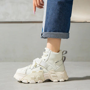 Tech Wear White Boots