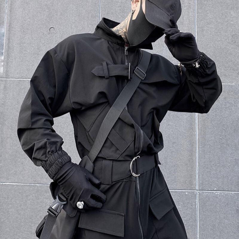 Techwear Jumpsuit Black | CYBER TECHWEAR®