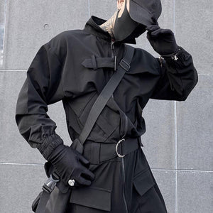 Techwear Jumpsuit Black