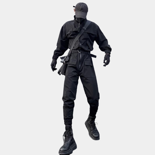 Techwear Jumpsuit Black