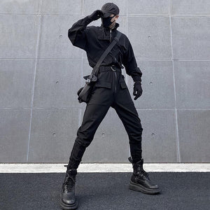 Techwear Jumpsuit Black