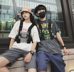 Gray Chest Bag | CYBER TECHWEAR®