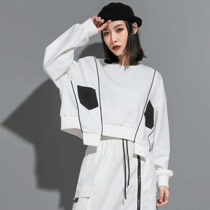 Techwear White Sweatshirt