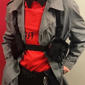 Black Tactical Chest Bag