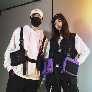 Black Tactical Chest Bag