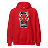 Sudadera con capucha Cyberpunk Oni Rojo