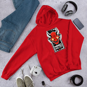 Cyberpunk Hoodie Oni Red