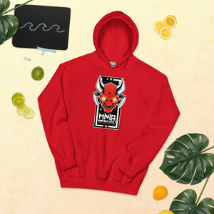 Cyberpunk Hoodie Oni Red