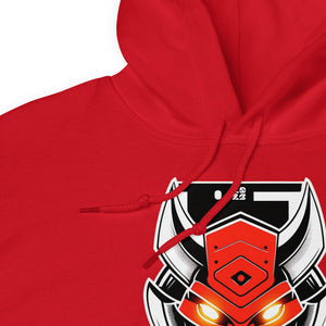 Cyberpunk Hoodie Oni Red