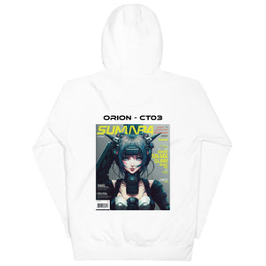 White Cyberpunk Hoodie