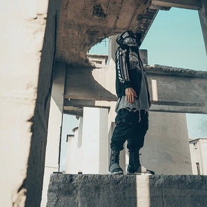 Graphic Techwear Coat