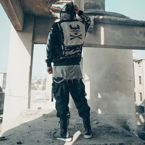 Graphic Techwear Coat