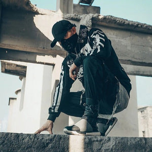 Graphic Techwear Coat