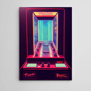 Arcade Cyberpunk Canvas | CYBER TECHWEAR®