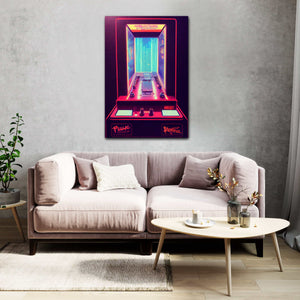 Arcade Cyberpunk Canvas | CYBER TECHWEAR®