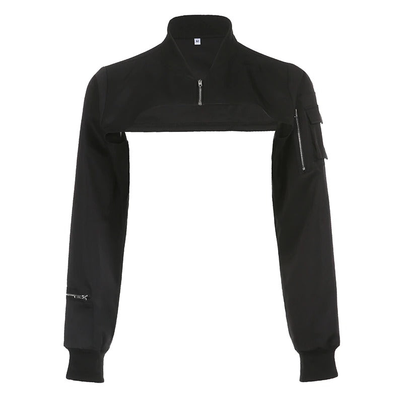 Cropped Techwear Jacket