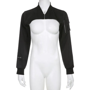 Cropped Techwear Jacket