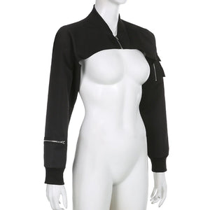 Cropped Techwear Jacket