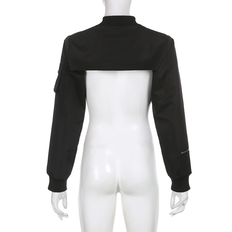 Cropped Techwear Jacket