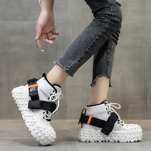 White Boots Tech Wear