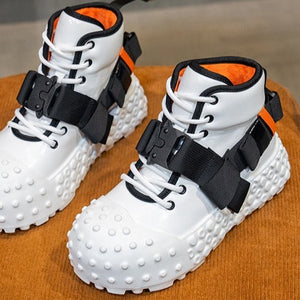 White Boots Tech Wear