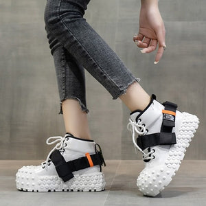 White Boots Tech Wear