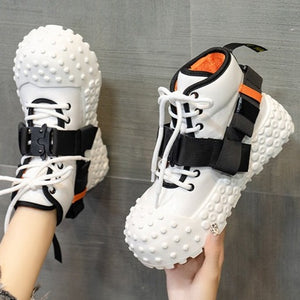 White Boots Tech Wear