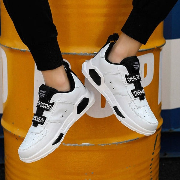 White Techwear Sneakers