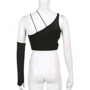 Techwear Y2k Crop Top